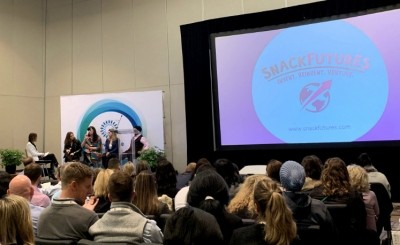 'We wouldn’t be here if we hadn’t listened to consumers,' - Brigette Wolf, lead of Mondelēz's innovation venture SnackFutures, (second from the left) at Expo West.
