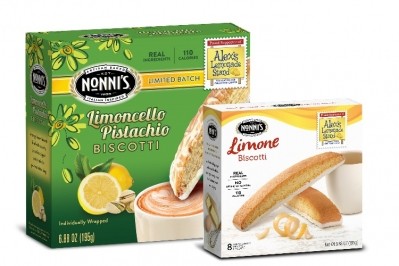 Nonni's ALSF-endorsed biscotti. Pic: Nonni's Foods