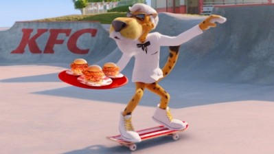 Chester Cheetah is the first persona to bear resemblance with KFC's brand character, Colonel Sanders.