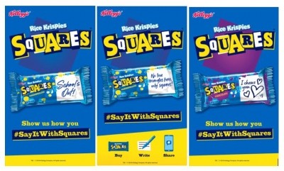 Kellogg’s to promote Rice Krispies Squares. Photo: Kellogg’s 