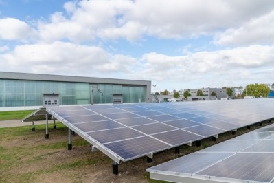Palsgaard installed 840 solar panels at its Dutch production facility. Pic: Palsgaard