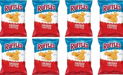 Frito-Lay is in court over alleged false advertising of its Ruffles Cheddar & Sour Cream potato chips. Pic: Frito-LayFrito-Lay