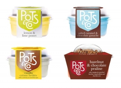 Pots & Co only uses premium ingredients in its Little Pots like Cornish sea salt, Alphonso mangoes and sustainable Colombian cocoa. Pic: Pots & Co.