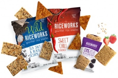 Riceworks creates rice-based chips and Omega-3 bars that appeal to the better-for-you consumer. Pic: Riceworks