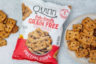 Quinn Snacks' Grain Free Pretzel Snacks - made from cassava flour - are vegan, non-GMO and certified gluten free. Pic: Quinn Snacks