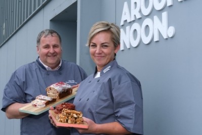 Steve Fogo, GM of Around Noon Bakery, with Ciara Byrne, head of NPD. Pic: Columba O'Hare