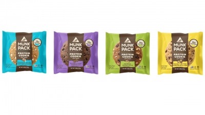 The newly designed Munk Pack Protein Cookies packaging. Photo: Munk Pack.