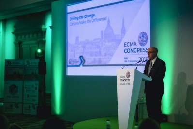 Dr José Herrera, Minister for the Environment, Sustainable Development and Climate Change, Malta, joined Muscat at the ECMA Congress. Photo: ECMA.