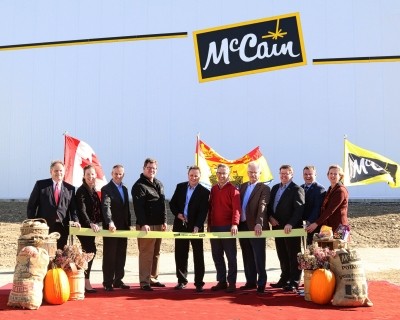 McCain Foods (Canada) officially opens its potato specialty production line. Pic: McCain Foods.