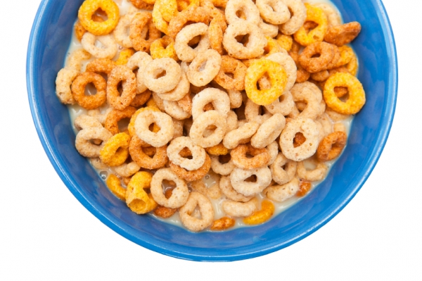 breakfast cereal cheerios bowl