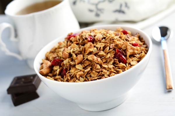 Crunchy, muesli-type breakfast cereals were ideal for including the omega-3 flour