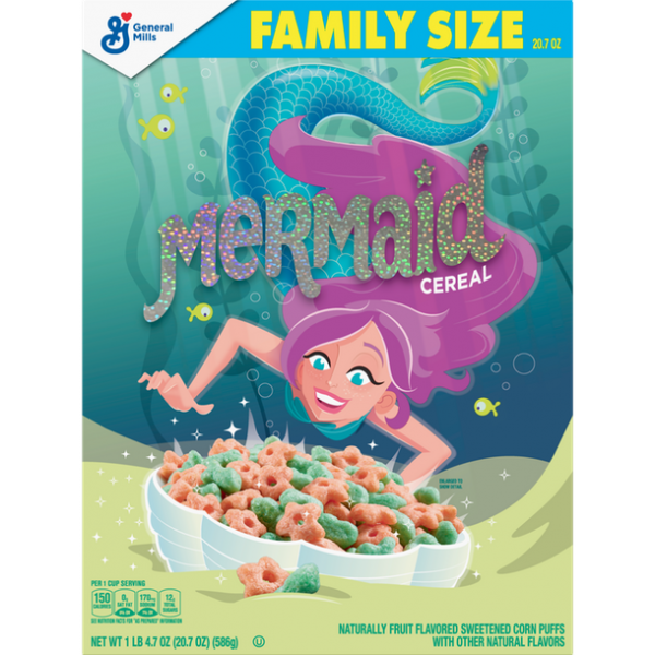 General Mills Mermaid Cereal