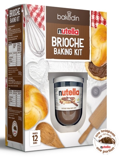Nutella Brioche Baking Kit Mockup