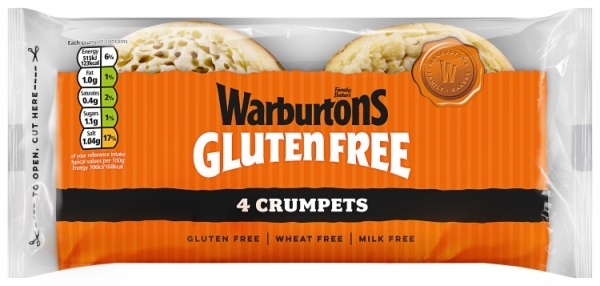 Warburtons GF 4 Crumpets