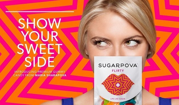 Tennis ace courts publicity for candy range Sugarpova