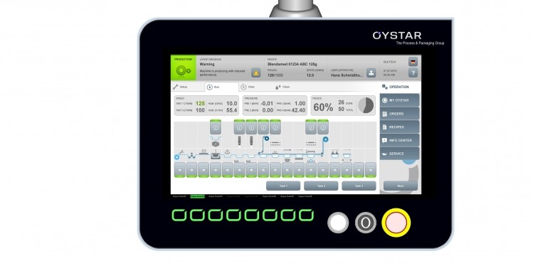 The new Oystar HMI panel is to be used on all future machines