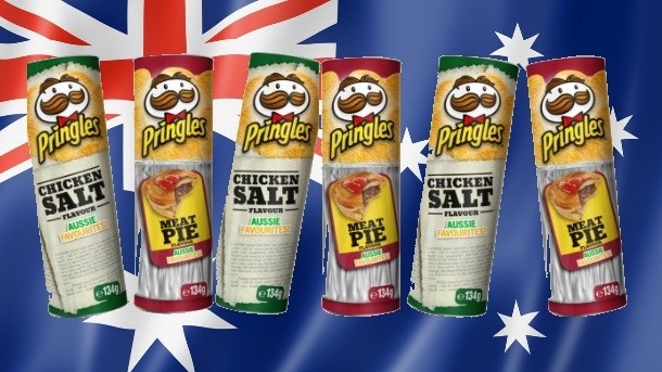 Pringles is hoping its release of two popular Aussie flavors in time for the much-awaited footy will be a win-win. Pic: Pringles/©iStock/daboost