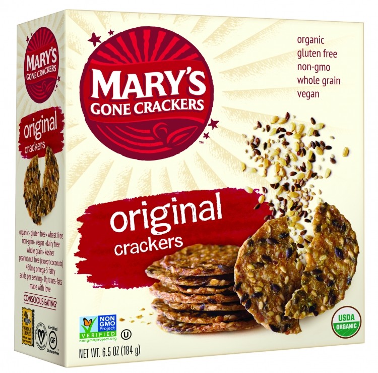 Mary's Gone Crackers spent one year rebranding its entire portfolio to better reflect the company