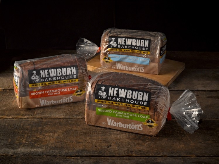 Newburn Bakehouse products are stocked in free-from sections across the UK but Warburtons has trialed some baked goods in mainstream aisles