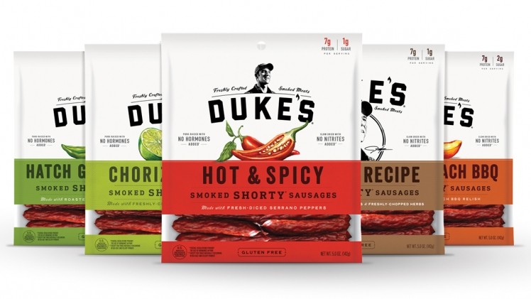 Sales of Duke's Smoked Shorty Sausages are up 127% year on year