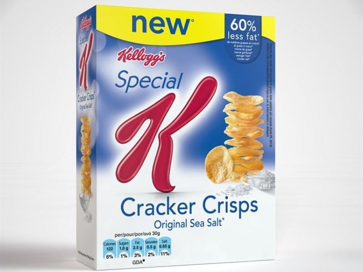 Kellogg is making a '60% less fat' claim on pack to appeal to health conscious consumers