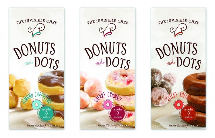 The Invisible Chef has developed Donuts and Dots mixes in addition to Jelly Belly lines 