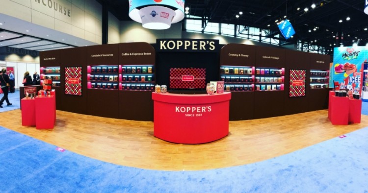 Kopper's Chocolate will debut a brand new booth this year at the Summer Fancy Food Show in New York.  Photo: Nuts.com