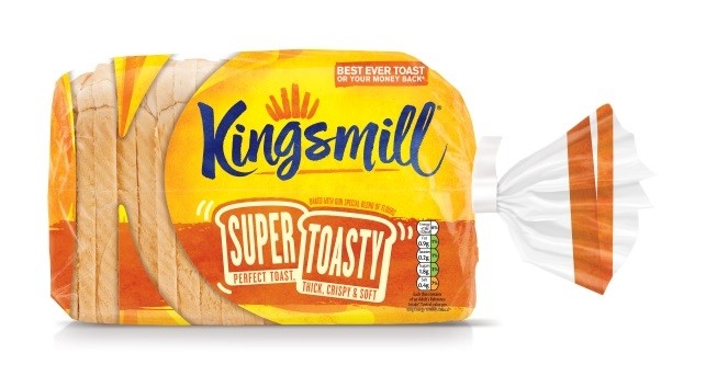 Kingsmill has launched Super Toasty and claim its 'the best ever toast experience' consumers will have. Pic: Allied Bakeries