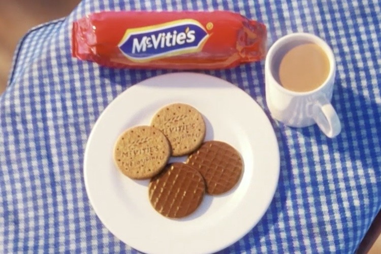 pladis has launched its new McVities campaign on national television. Pic: McVitie's