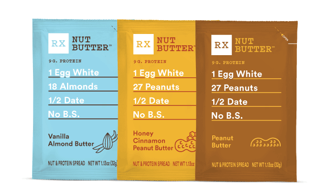 RXBar's newest nut butter range. Pic: RXBar