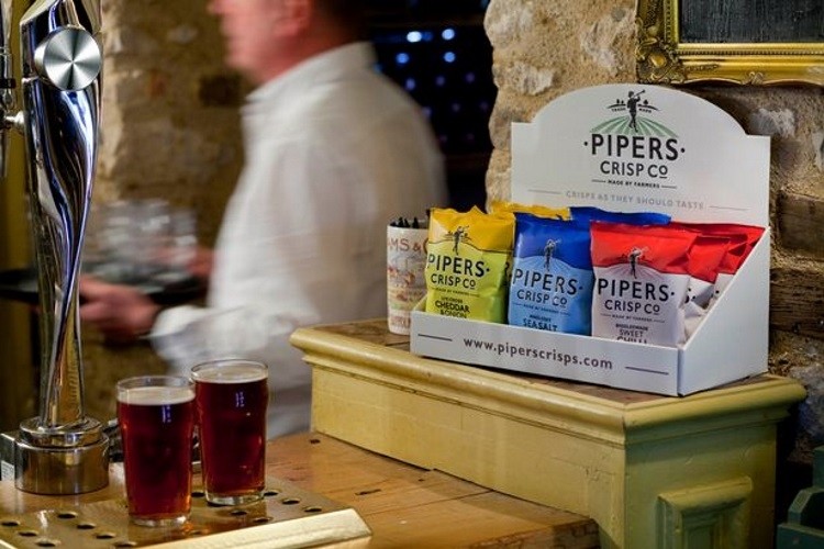 Out of home premium potato chip brand Pipers will join PepsiCo's extensive stable of snack brands. Pic: Pipers Crisps