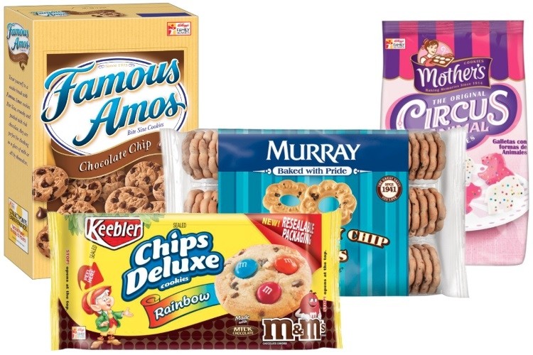 Kellogg's cookie brands. Pic: Kellogg's