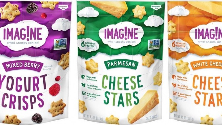 PepsiCo's Imagine snack brand aims to provide three million meals to kids in need. Pic: PepsiCo