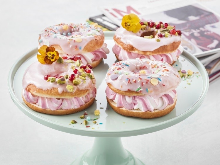 The DIY Donut is 'a perfect example of people’s desire to personalize their food,' a major trend among today's consumers. Pic: FrieslandCampina Ingredients