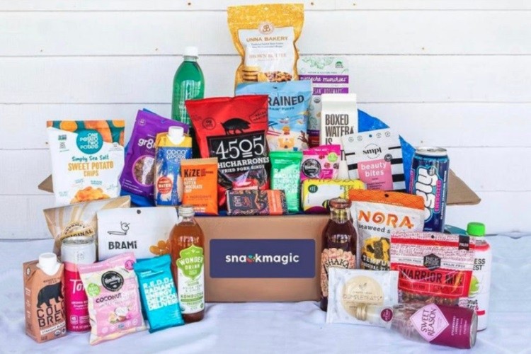 SnackMagic recipients can customise the contents of their gift snack box from a selection of more than 700 curated items. Pic: SnackMagic