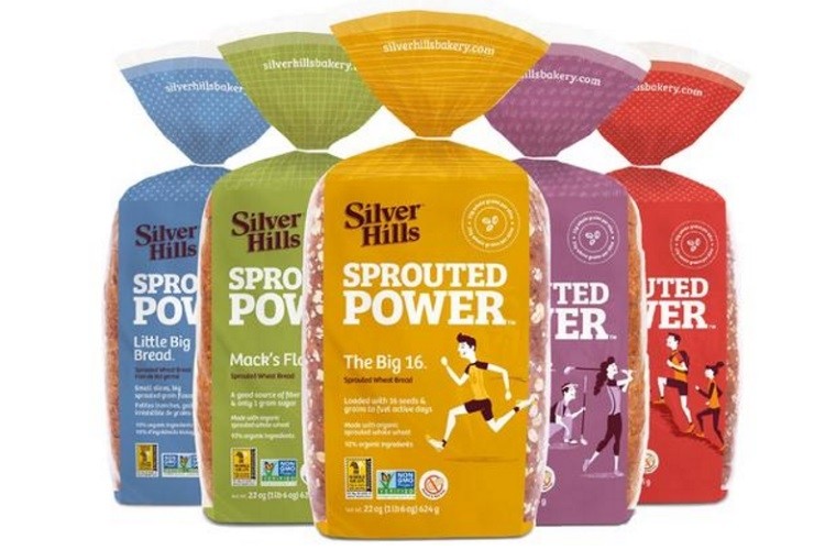 Silver Hills sprouted bread is plant-based, non-GMO and glyphosate-free. Pic: Silver Hills