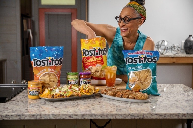 Celeb chef and author Carla Hall is cooking up inspiring ways to reinvent leftovers from Fourth of July celebrations. Pic: Frito-Lay
