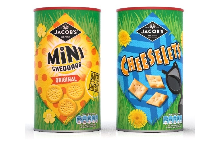 Fully-recyclable, paper-based packaging is now housing Jacob's Mini Cheddars and Cheeselets. Pic: pladis