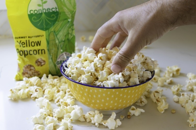 Connect Gourmet Yellow Butter Popcorn will appeal to consumers who care about their own health and that of the planet. Pic: Pivot Bio