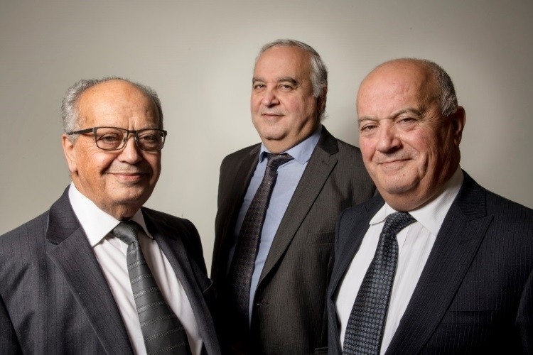 Dina Foods' founders - brothers Suheil (MD), Fadi and Samir Haddad. Pic: Dina Foods