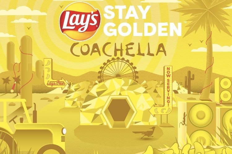 The Coachella Valley Music and Arts Festival is taking place in the Colorado Desert later this month. Pic: Lay's