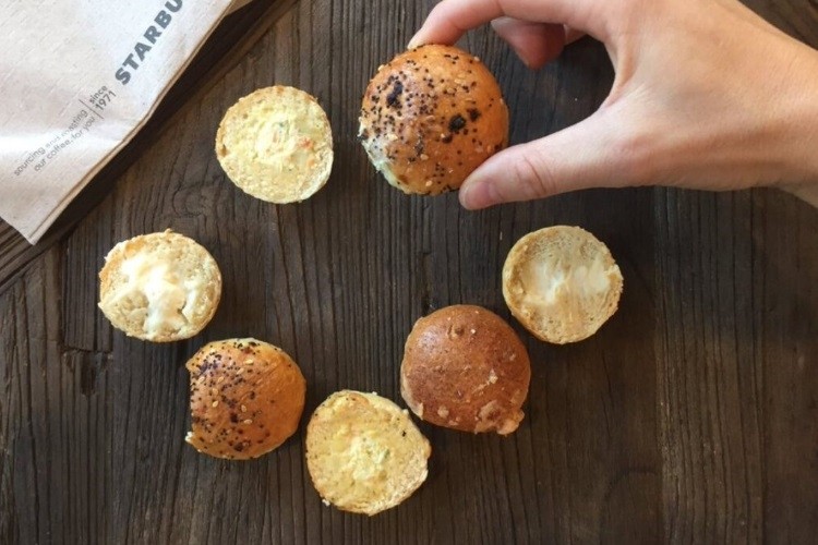 'I love these mini bagel bites filled with different cream cheeses from a little shop in New York City’s West Village.'  - Oprah. Pic: Bantam Bagels