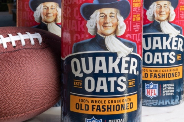 Quaker Oats, an official sponsor of NFL, has launched the Quaker Hunger Clock to raise awareness of the large number of people facing hunger across the US. Pic: Quakerness of 