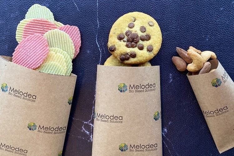 Melodea's plant-based packaging helps bakery and snacks producers sever unwanted ties with plastic. Pic: Melodea