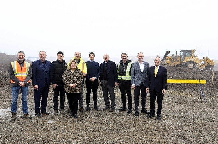 Several Canadian government officials attended the groundbreaking ceremony to commence construction of Bartek's world-leading malic and fumeric acid production plant. Pic: Bartek