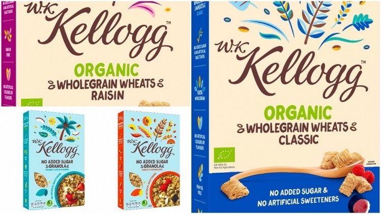 This is Kellogg's first time to enter UK's organic and vegan foods market.  Pic: Kellogg 
