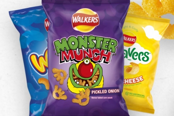 Walkers Monster Munch and Wotsits have grown in popularity in recent years. Pic: PepsiCo