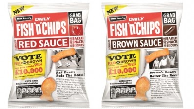 Red and Brown Sauce versions of the snack launch next month