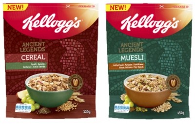 Kellogg launches ancient grains breakfast cereals in UK