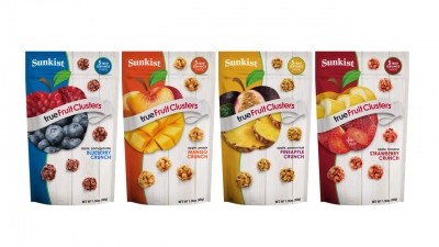 Sunkist TrueFruit clusters are a blend of three premium fruits with no added sugars. Pic: Snack It Forward 